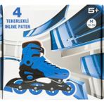 Mercan 4 Tekerlekli Inline Paten 35 - 38 Mavi - 35 - 38 Numara