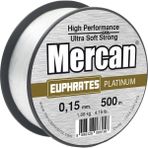 Mercan Euprates Platinum Beyaz 500M Makara Misina - 0,15 mm - 500 m