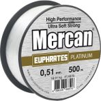 Mercan Euprates Platinum Beyaz 500M Makara Misina - 0,51 mm - 500 m