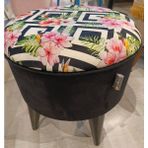 Mercan Mobilya Puf Bench - 42*43 - Siyah