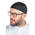Mercan Namaz Takkesi Siyah 12 Adet