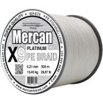 Mercan Pe Örgü Platinum 9X İp 0.21 mm - 500 mt Beyaz Misina