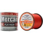 Mercan Pe Örgü Platinum 9X İp 0.21 mm - 500 mt Turuncu Misina