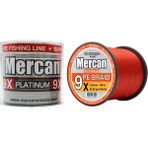 Mercan Pe Örgü Platinum 9X İp 0.29 mm - 500 mt Turuncu Misina
