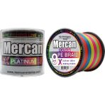 Mercan PE Örgü Platinum 9X İp 0.34 mm - 500 mt Multicolor Misina