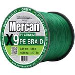 Mercan Pe Örgü Platinum 9x Ip 500 M Yeşil Misina - 0,29 mm - 500 m