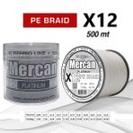 Mercan Pe Orgu Platinum X12 Beyaz Ip 500M Makara Misina
