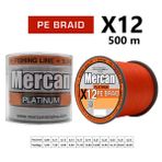 Mercan Pe Orgu Platinum X12 Turuncu Ip 500M Makara Misina