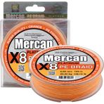 Mercan Pe Örgü Platinum X8 İp 0.80 mm - 150 mt Turuncu Makara Misina