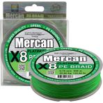 Mercan Pe Örgü Platinum X8 İp 300 mt - 0.70 mm Yeşil Misina