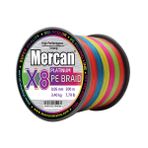 Mercan Pe Orgu Platinum X8 Multicolor İp 500M Misina