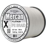 Mercan Pe Örgü Platinum X9 İp 0.31 mm - 500 mt Beyaz Misina