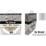 Mercan PE Örgü Platinum X9 İp 150 m Beyaz 0.31 mm Makara Misina