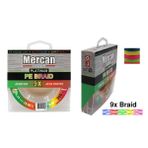 Mercan Pe Örgü Platinum X9 İp 300 m Multicolor Makara Misina