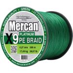 Mercan Pe Örgü Platinum X9 Yeşil Ip 500M Misina - 0,27 mm - 500 m