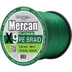 Mercan Pe Örgü Platinum X9 Yeşil Ip 500M Misina - 0,45 mm - 500 m