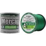 Mercan Pe Örgü Premium 4x Ip 500 M Yeşil Misina - 0,40 mm - 500 m
