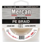 Mercan Platinum Pe 8x Örgü Ip 300 M Beyaz Misina - 0,23 mm - 300 m