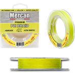 Mercan Premium Pe 4x Örgü Ip 150 M Neon Sarı Makara Misina - 0,52 mm - 150 m