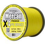 Mercan Premium X4 Pe Örgü Sarı Renk Ip 500M Bobin Misina - 0,47 mm - 500 m