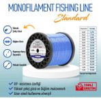 Mercan Standart 1.50 mm 1 kg Mavi Bobin Misina
