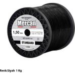 Mercan Standart 1.50 mm 1 kg Siyah Bobin Misina