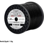 Mercan Standart 1 kg Siyah Bobin Misina