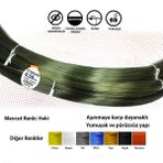 Mercan Standart 1Kg Haki Yeşil Çile Misina - 0,50 mm - 1 kg