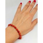 Mercan Taşı 6mm Tasarım Bileklik (47114)