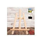 mercan tuval Mercan Mini Ahşap Şövale Menteşeli 29 Cm Şövalye