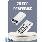 Mercansa Hızlı Şarj Destekli 20.000MAH Powerbank USB Type-C Lightning LCD