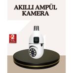 Mercansa Iki Yönlü Sesli Wifi Kamera – Ampul Tipi Ev ve Ofis Güvenlik Kamerası