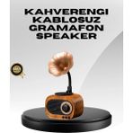 Mercansa Kablosuz Retro Radyo Hoparlör 5W Güçlü Ses USB Hafıza Kart Destekli