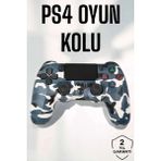 Mercansa Ps4 Oyun Kolu Kamuflaj Desenli Joystick