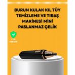 Mercansa USB Şarjlı Sessiz Burun ve Kulak Kılı Temizleme Cihazı