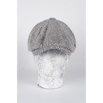 mercantoptan Kışlık 8 Yünlü Parca Balık Sırtı Model Peaky Blinders Kasket Şapka - 56 - 60 cm - Gri