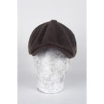 mercantoptan Kışlık 8 Yünlü Parca Balık Sırtı Model Peaky Blinders Kasket Şapka - 56 - 60 cm - Kahve