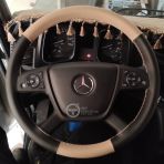 Mercedes Actors Direksiyon Kılıfı (Siyah Krem)