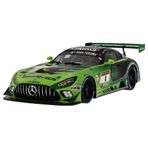 Mercedes-AMG GT3 ADAC RAVENOL 1:18 Ölçek Diecast Nürburgring 24 Saat Yarışı 2024 Green Hell Livery Collection