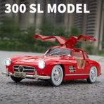Mercedes-benz 300 Sl Bordo 1954 Model Klasik Araba 1/24 Ölçek Mercedes 300SL Bordo
