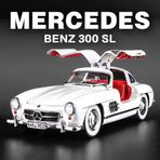Mercedes Benz 300SL Model Diecast Araba Koleksiyonluk Eski 1954 Mercedes 300 Sl Araba 1:24 Sesli