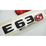 Mercedes Benz AMG E63S Bagaj Yazı Siyah Renk Orjinal Logo