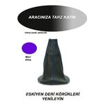 mercedes benz c 200 Uyumlu Araç,Araba,Oto vites körüğü mavi dikiş