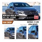 Mercedes Benz W176 2012-2018 Batman Yarasa Ayna Kapağı Piano Black Abs Plastik