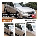 Mercedes Benz W212 2009-2016 Batman Yarasa Ayna Kapağı Piano Black Abs Plastik