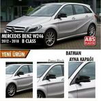 Mercedes Benz W246 2012-2018 Batman Yarasa Ayna Kapağı Piano Black Abs Plastik