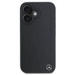 Mercedes Benz Wood iPhone 16 Uyumlu Kılıf Siyah