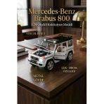 Mercedes Brabus G800 1:24 Metal Model Araba - Sesli Işıklı, Çek Bırak, Açılan Kapılar - Beyaz Vitrin