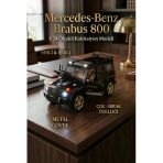 Mercedes Brabus G800 1:24 Metal Model Araba - Sesli Işıklı, Çek Bırak, Açılan Kapılar - Siyah Vitrin
