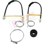 Mercedes C Class W205 S205 2013-2023 İçin Elektrikli Ön Sağ Veya Sol Kapı Cam Kriko Tamir Seti